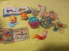 Baby Spielzeug Set 11 Teilig Rassel Stoffbuch Oball Greifling Beißspielzeug