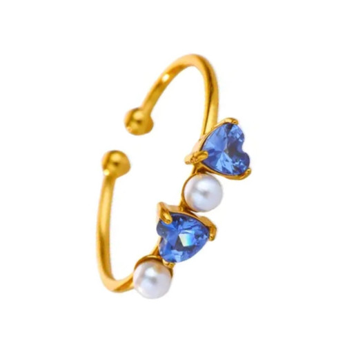 Edelstahl goldener ring - goldener,