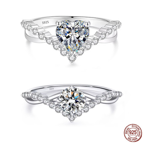 925 sterlingsilber damen ring - 925,