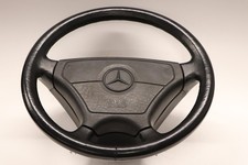 Mercedes Benz W201 190E Lenkrad Lederlenkrad Airbag Schwarz Sportline MOPF