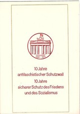 DDR - Gedenkblatt, 10 Jahre