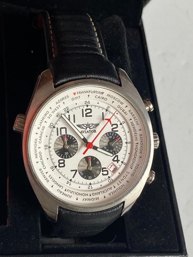Aviator chronograph quartz - chronograph, -quartz