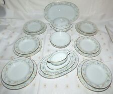 Fürstenberg Gräfin Fabiola Speise Service 18 tlg. Blumen Bunt Gold 3470 21812