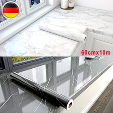 10M Marmor Klebefolie Selbstklebende Möbelfolie Küchenfolie Schrankfolie Tapete~