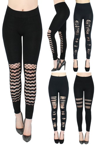 Damen leggings schwarz - leggings, im