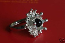 Traum Krone in massiven Silber Aufsatz für Charlotte 21 / RD