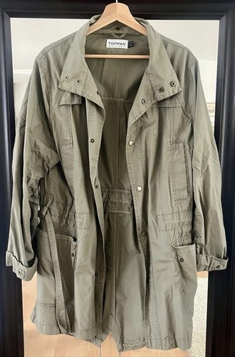 Topman trenchcoat navy - ,