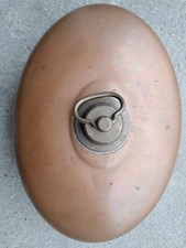 alte antike Wärmflasche aus