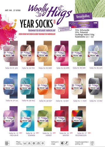 Woolly hugs year - hugs, 100