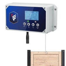 Elektrische Hühnerklappe, Automatische Hühnerklappe mit Timer & Fernbedienung
