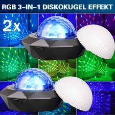 2x LED Strobe Discokugel