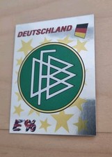 Panini EM 1996 EC 96 Sticker Nr. 195 Glitzer Wappen Deutschland 