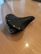 BROOKS England Ledersattel, schwarz, Federung, 6G9