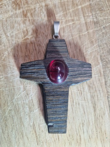 Edelstein kreuz granat - edelstein,