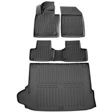 Gummimatten Fußmatten Kofferraumwanne für Volvo XC60 2017-