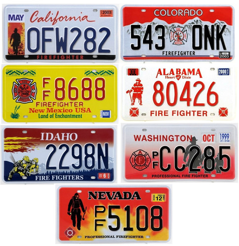 Sammlung von usa - von, feuerwehr