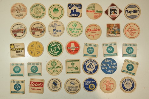 Konvolut alte bierdeckel - konvolut, 35