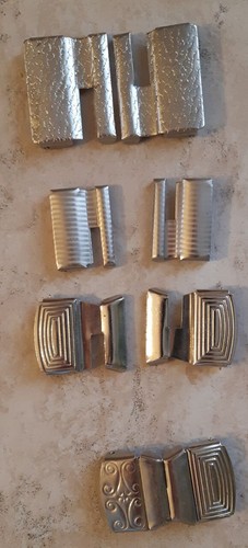 Paar schnallen metall - 4,