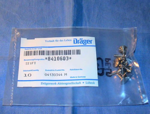 10x dräger 8410603 stift pin - stift,