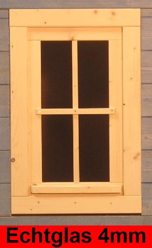 Gartenhausfenster 43x68cm
