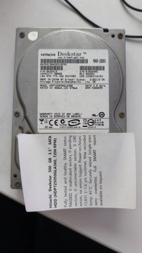 Hitachi deskstar 500gb - hitachi,