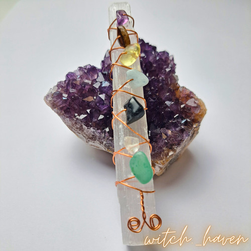 Selenit chakra stab - selenit,