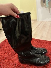 PRADA Damenstiefel Lackleder Gr. 36,5