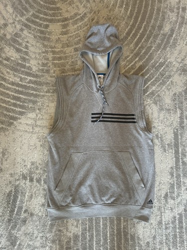 Adidas sleeveless hoodie grau - adidas,