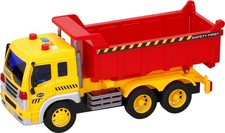 Kinder Spielzeug 1:16 LKW Kipplaster Baustelle Baulaster Auto mit Licht Ton