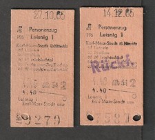 2 Fahrkarten der Deutschen