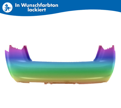 Stoßstange hinten lackiert