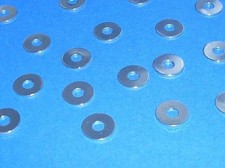 6x CHROM Unterlegscheiben NEU