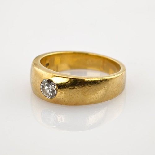Schlichter goldring mit - schlichter,