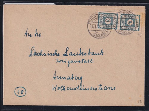 Sowjetische zone auf - 53,