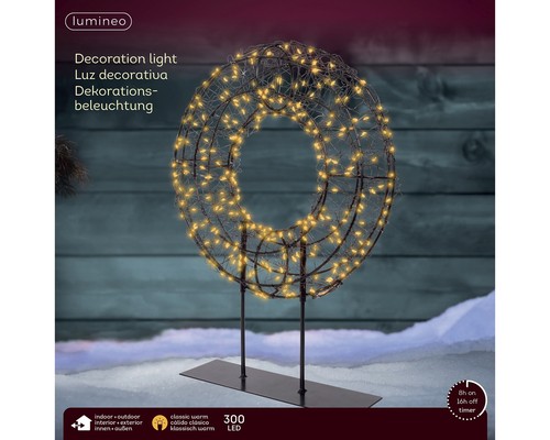 Lumineo led tisch kranz - lumineo, tisch-kranz