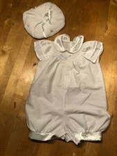 Babykleidung Taufanzug Taufe Set weiß / 2 tlg. (P. 25)