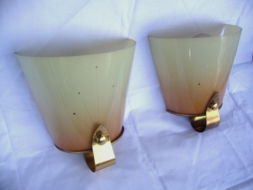 Paar 40er 50er - , glas