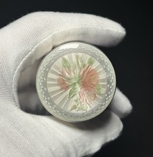 925 Silberdose guillochiertes