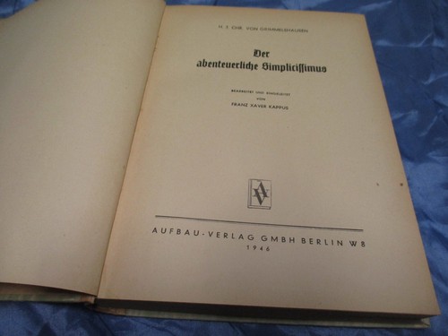 Grimmelshausen der - grimmelshausen, ,