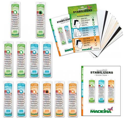 Madeira stickvlies und folien - und,