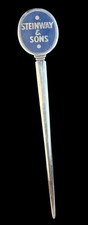 Vintage Steinway & Sons Brieföffner Letter Opener Rar Metall Logo