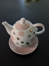 Teekanne +Tasse "TEA FOR ONE SET" Untertasse Tasse Kännchen