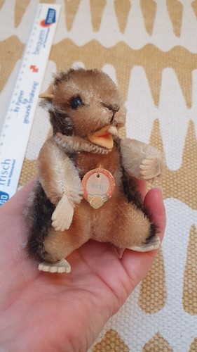 Steiff biber nagy nagi - biber, vintage