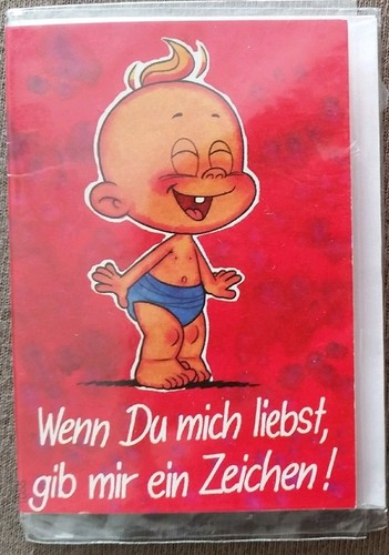 Grusskarte windel winni - grusskarte,
