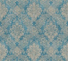 Profhome 336075-GU Barock Tapete Shabby Chic matt türkis blau grau 5,33 m2