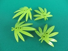 Lego 4x 10884 Pflanzen Blätter Palmenblätter 6x5 hellgrün lime   (230923T1)