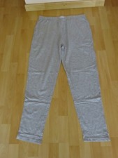 Herren Pyjamahose Schlafhose Lang Nachtwäsche Gr.XL 100% Baumwolle Jersey Grau