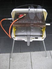 TOP Zustand - Cramer Koffergrill Gasgrill Weiß 2 Flammig mit viel Zubehör