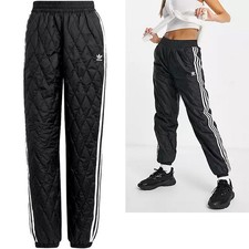 Adidas Damen Winter Hose Thermohose Trainingshose Jogginghose Warm schwarz/weiß