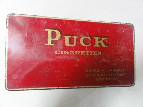 Alte zigarettendose puck - zigarettendose,
